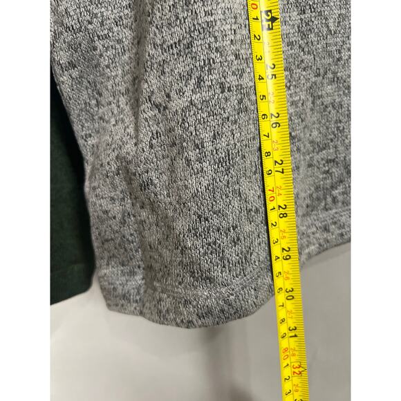 Duluth Pack Artisans NWT Quarter Zip Pullover Gray Green Sweater XL - Picture 3 of 7